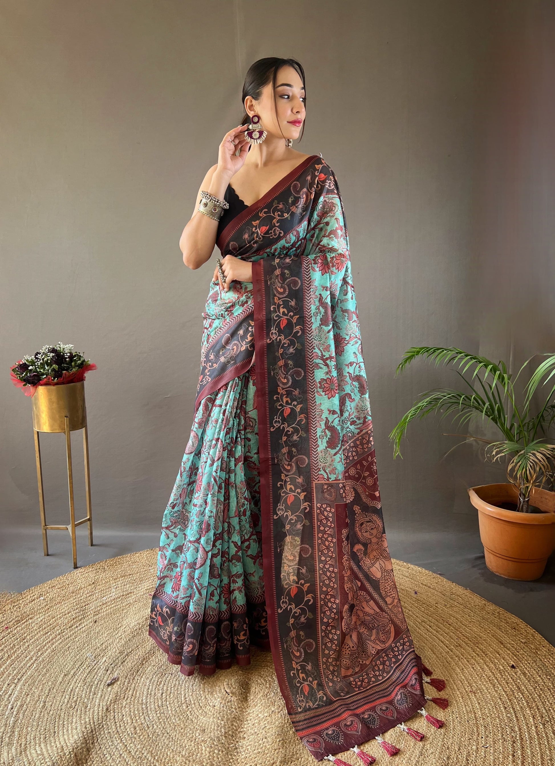 Kalamkari Saree