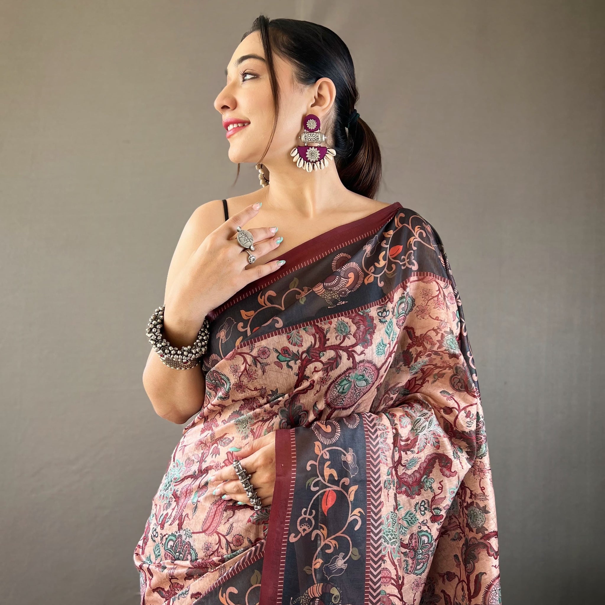 Kalamkari Saree