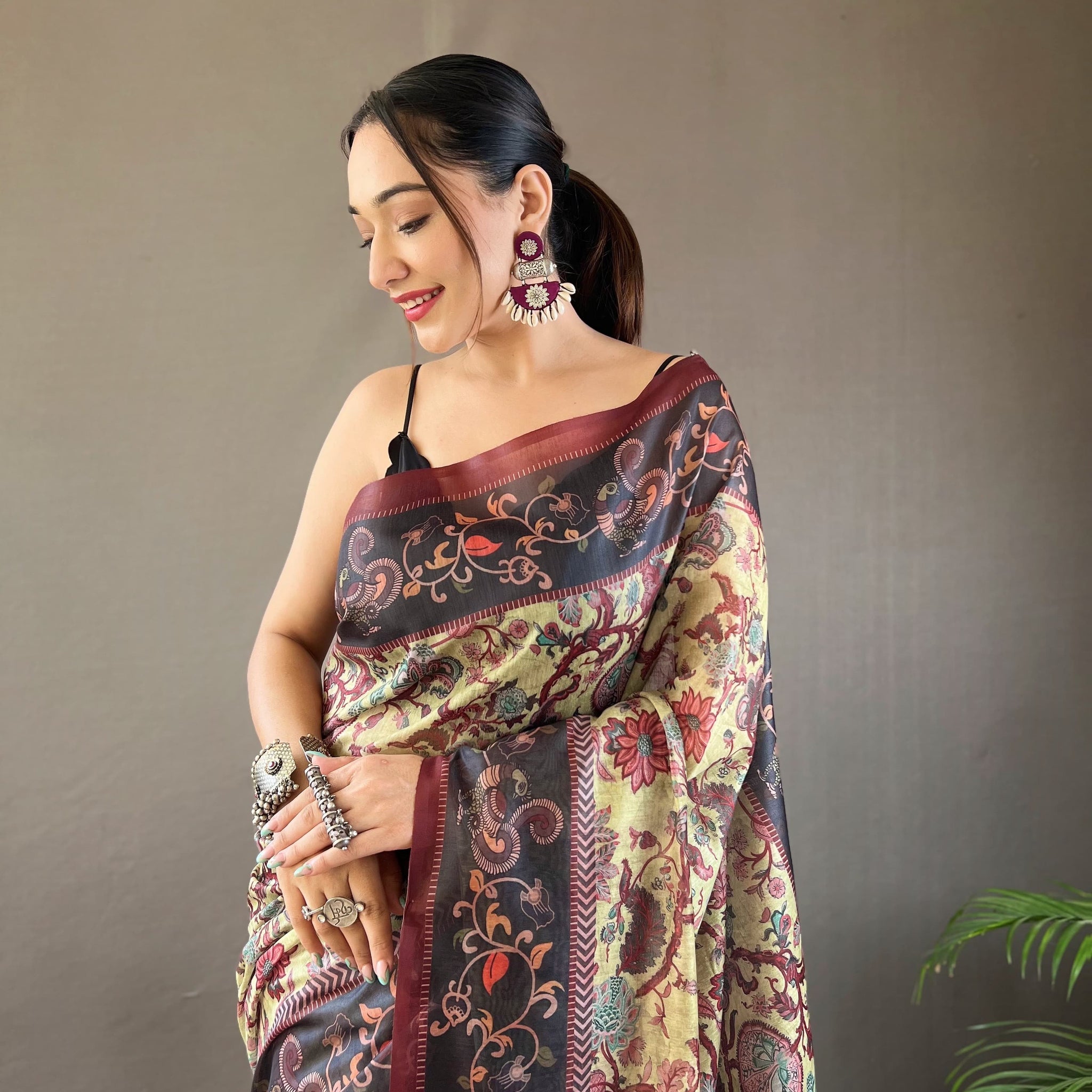 Kalamkari Saree