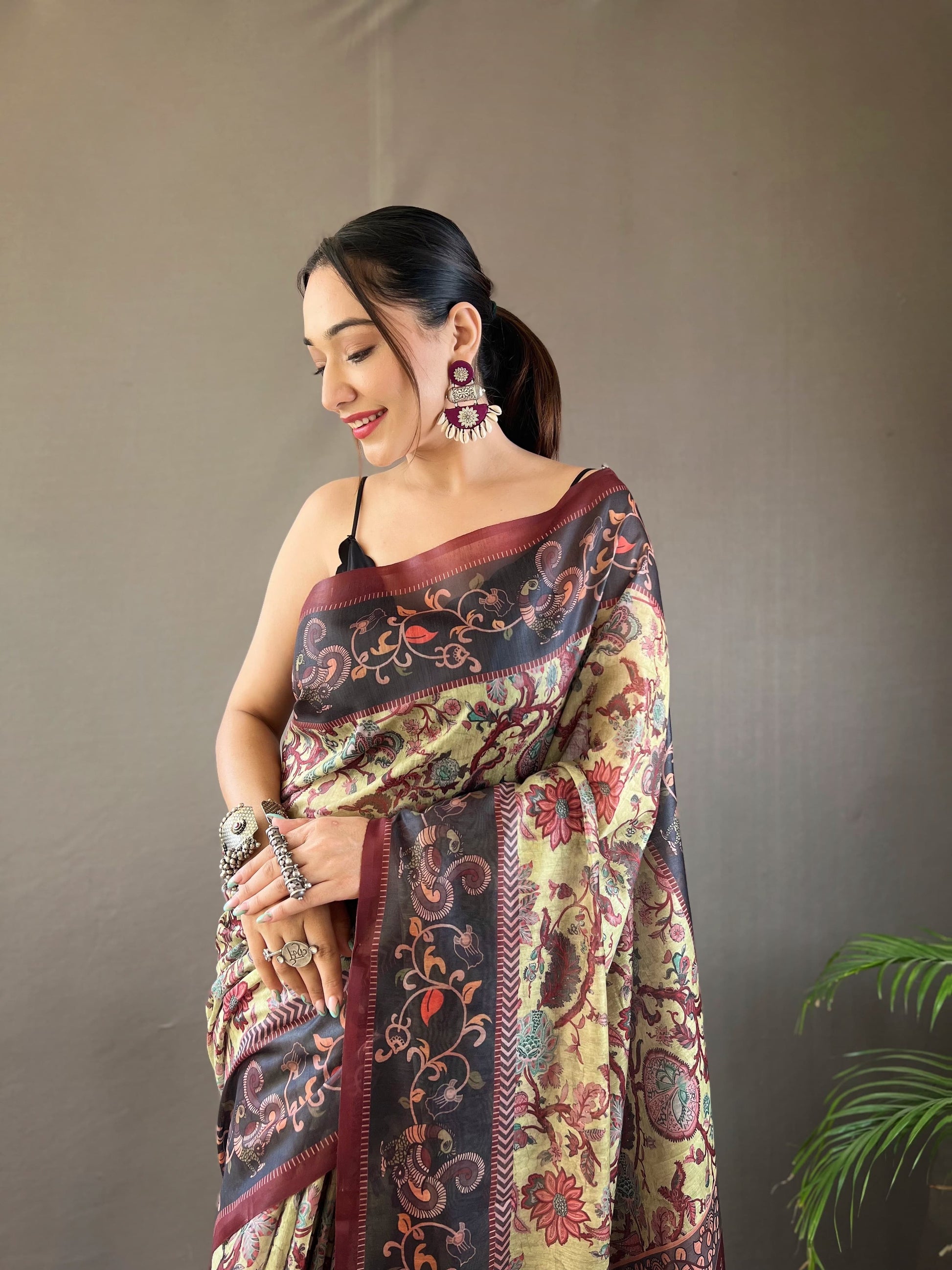 Kalamkari Saree