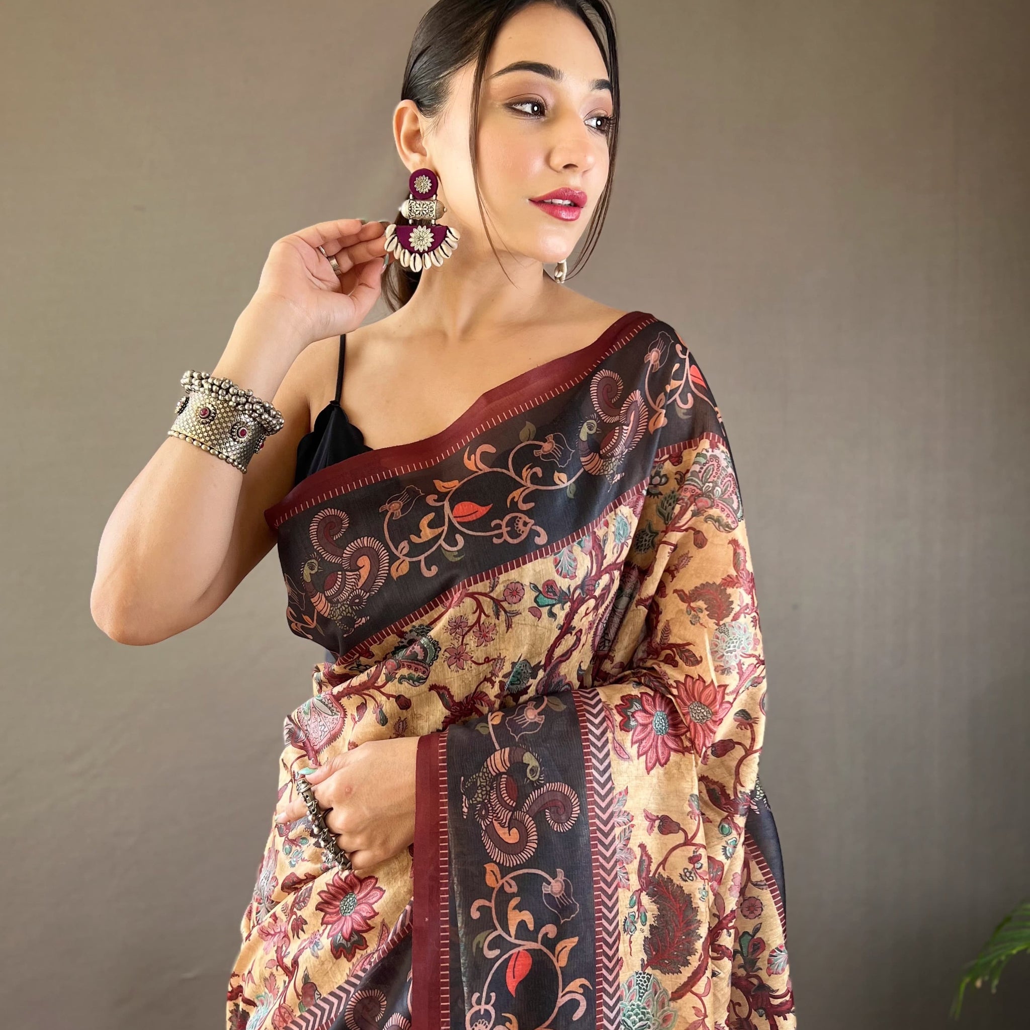 Kalamkari Saree