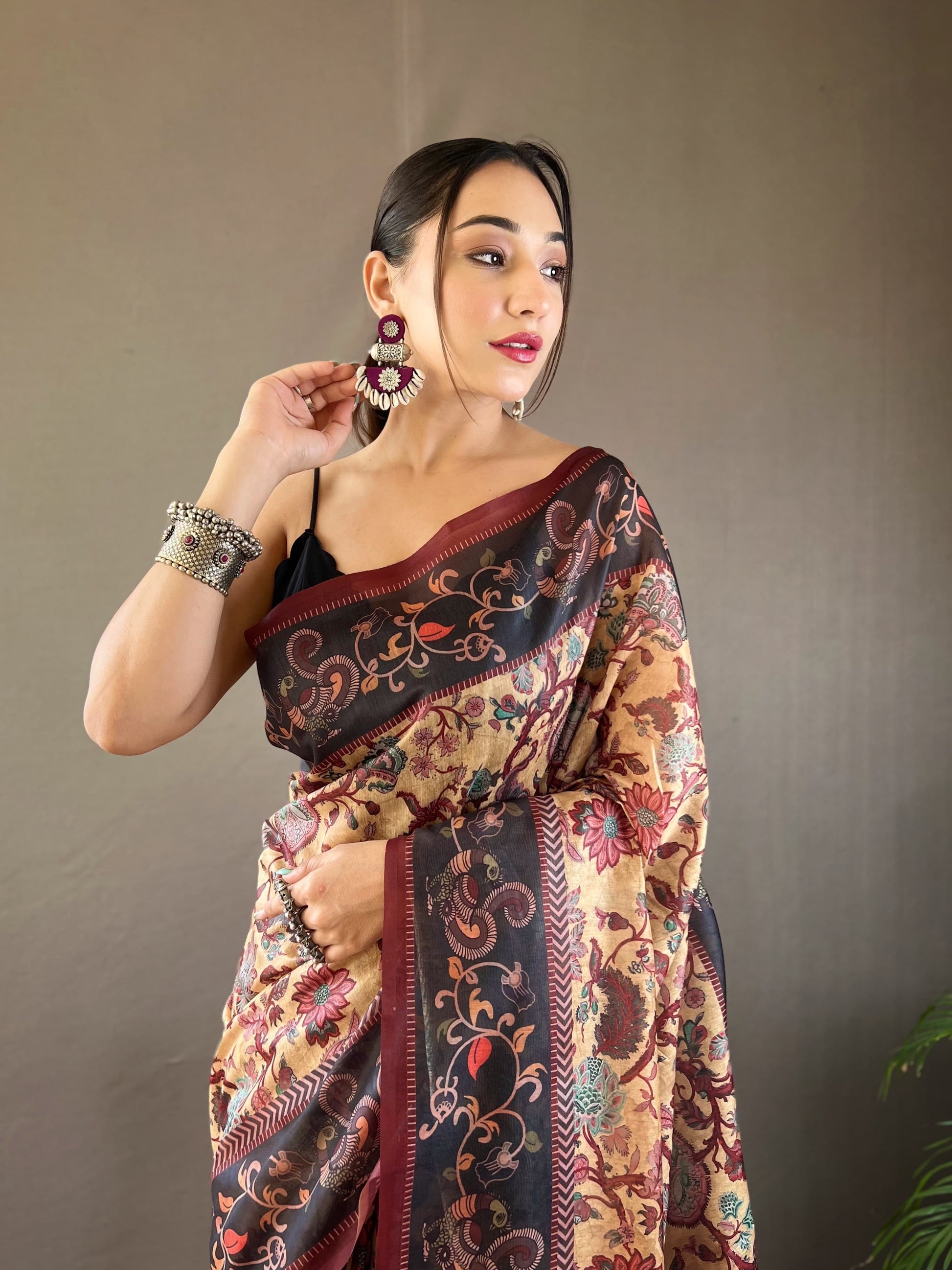 Kalamkari Saree