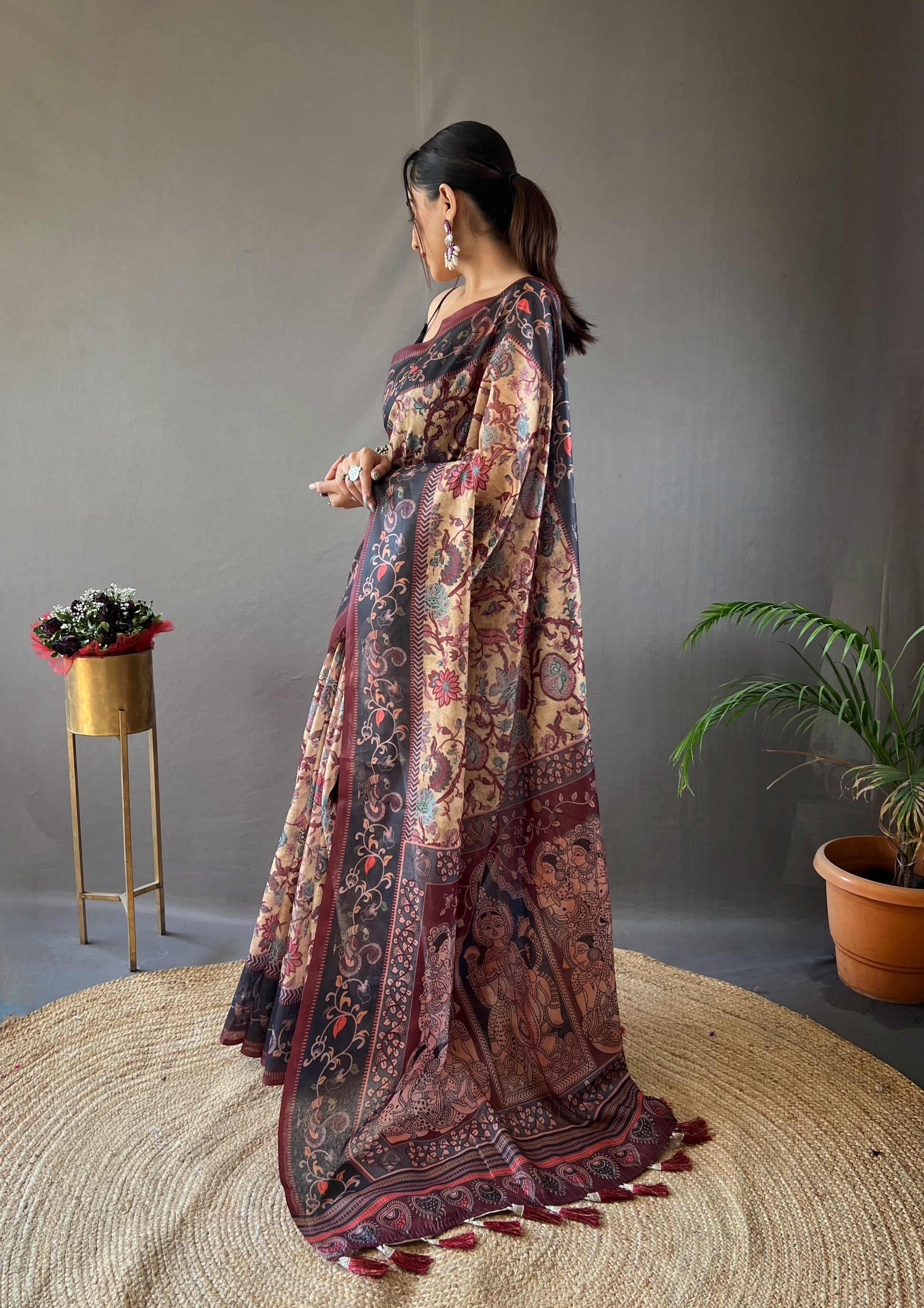 Kalamkari Saree