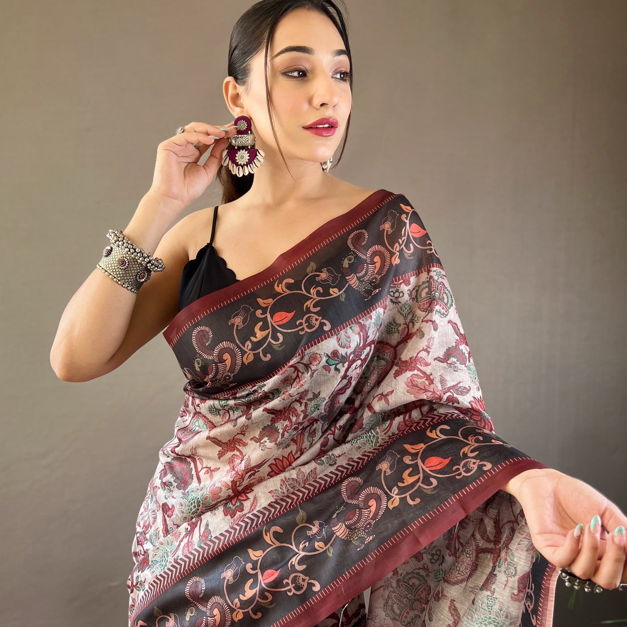 Kalamkari Saree