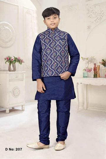 Kurta Pyjama with Koti Jacket