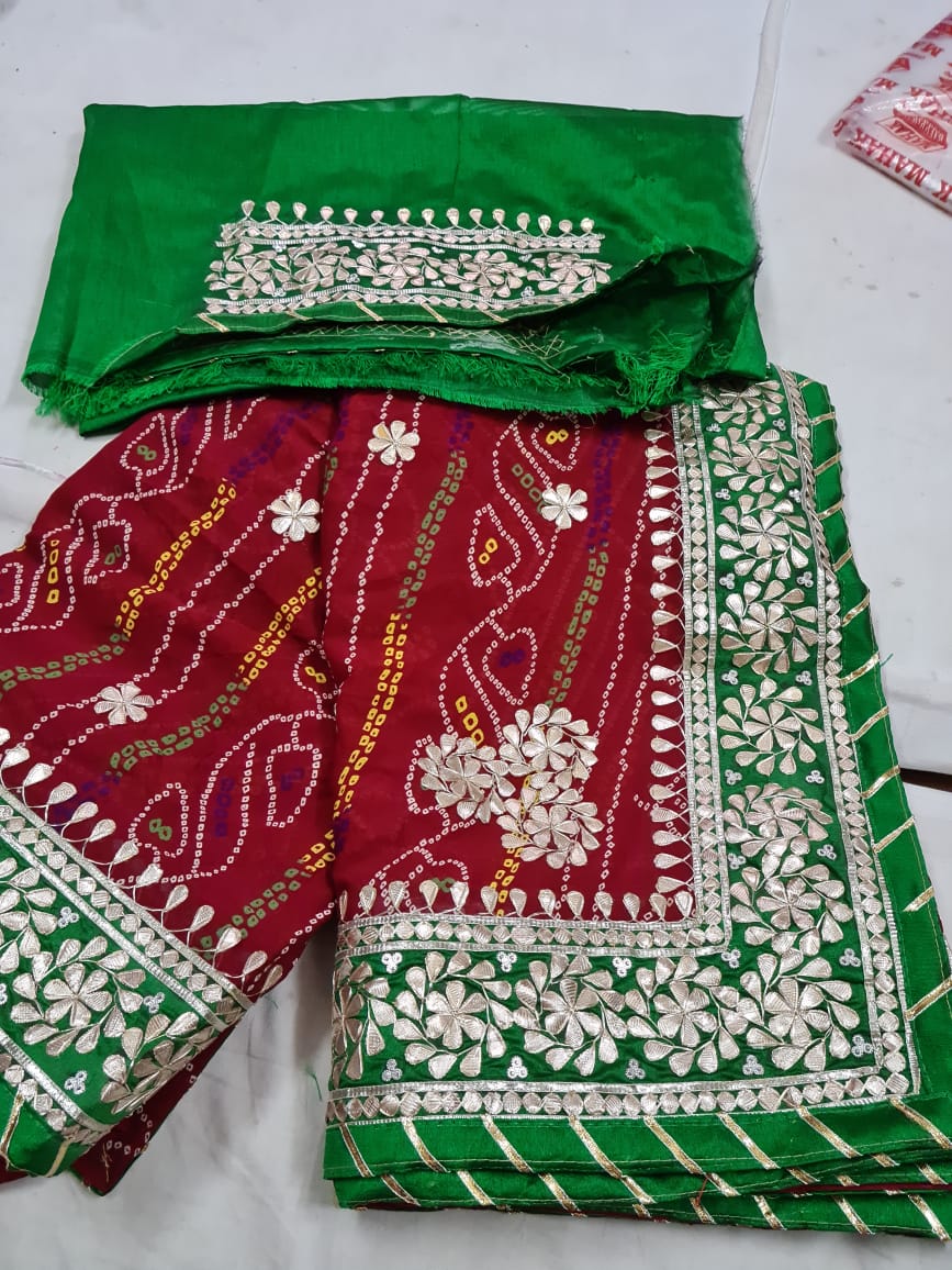 Chunari Print Saree