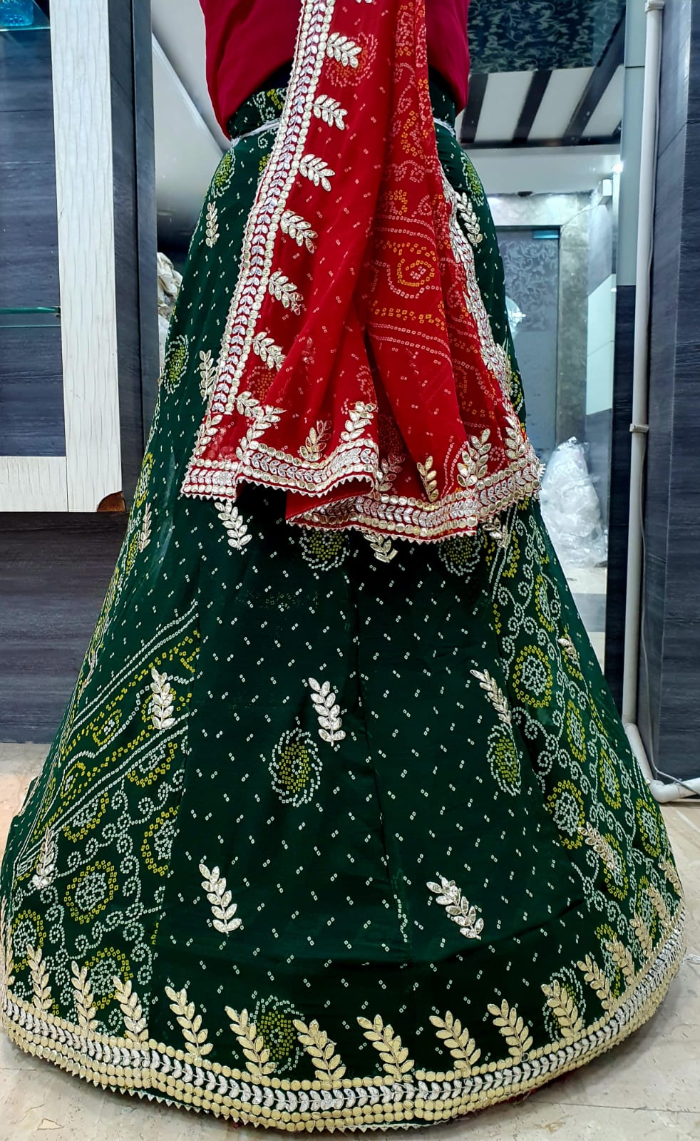 Bandhej lehenga choli designs best sale