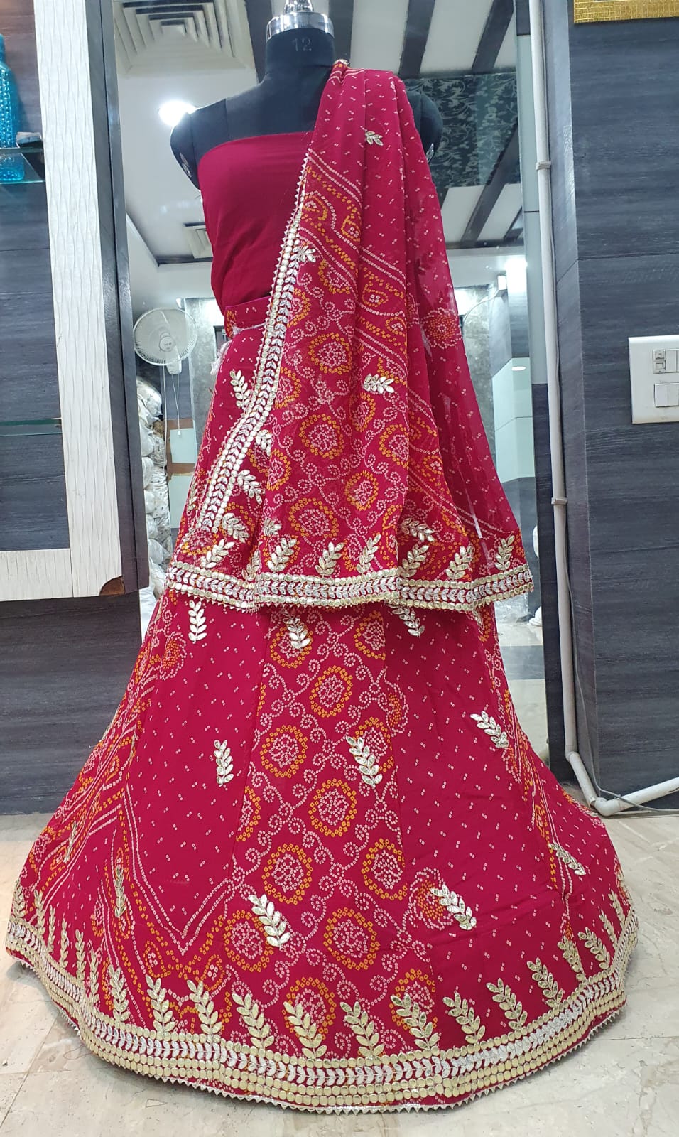 Bandhej Lehenga Choli