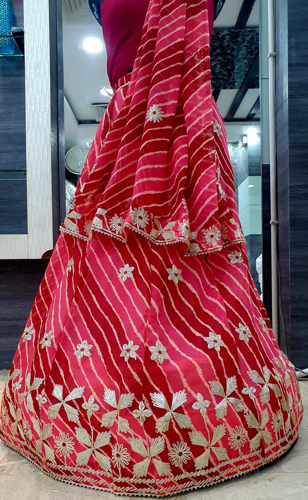 Bandhej Lehenga Choli