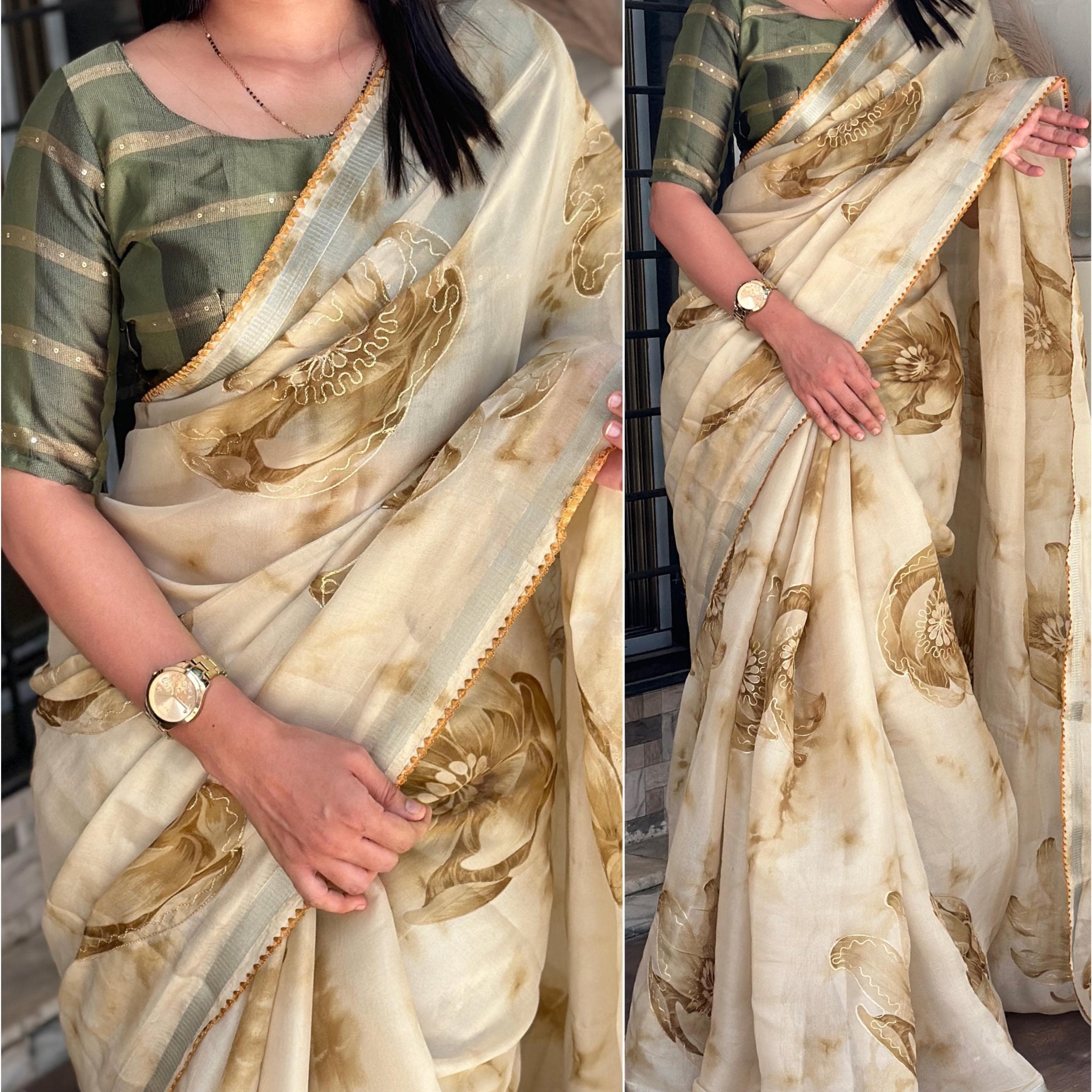 Organza Saree