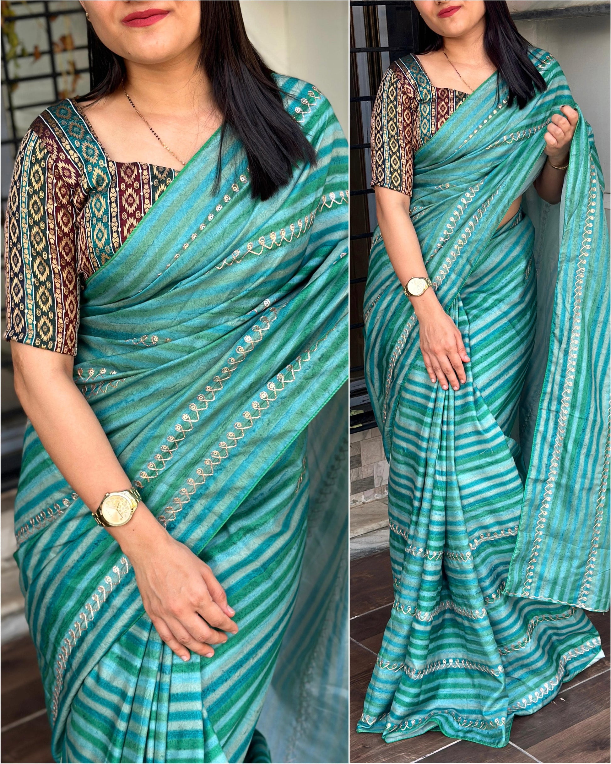 Tusser Silk Saree