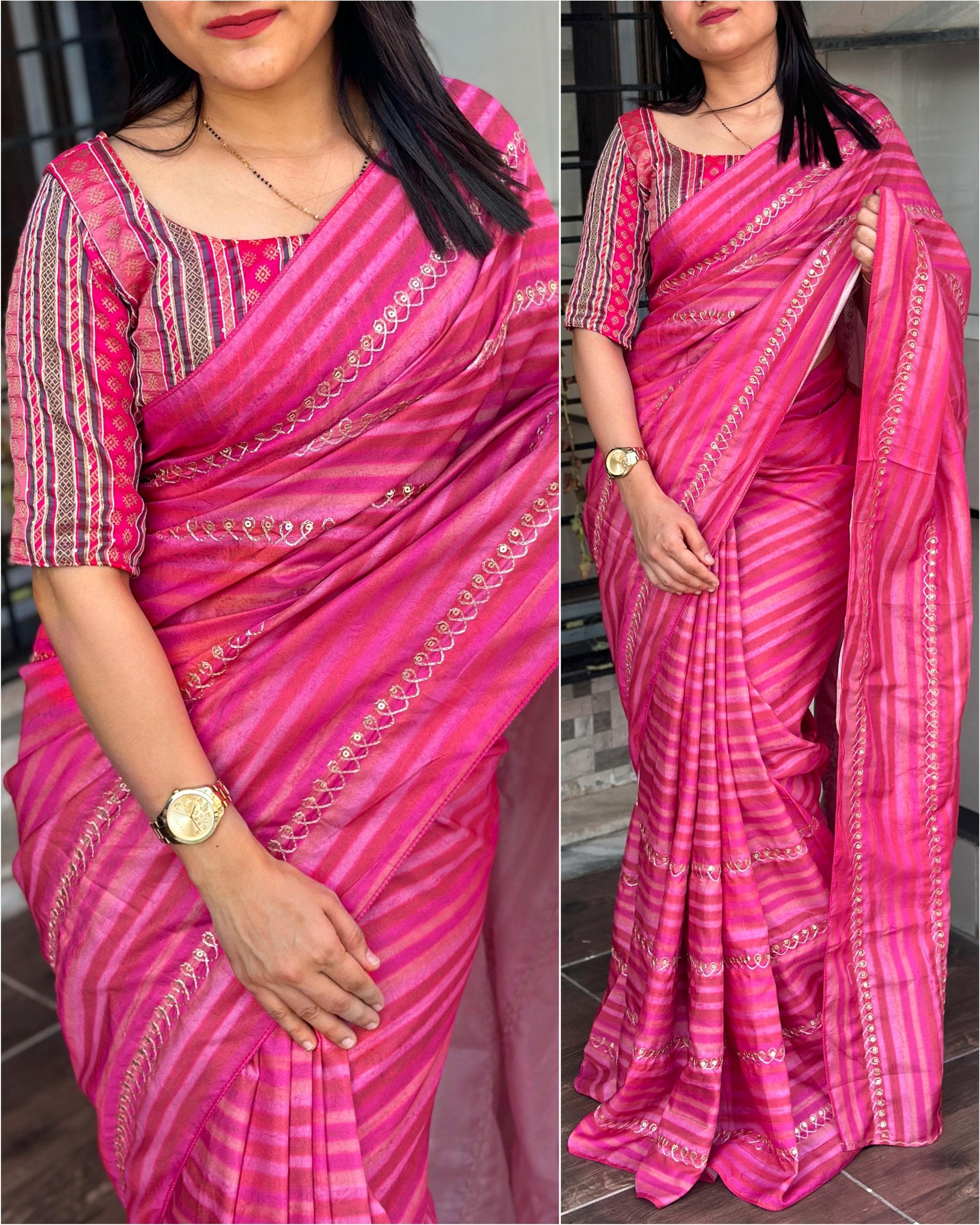 Tusser Silk Saree