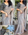 Satin Saree