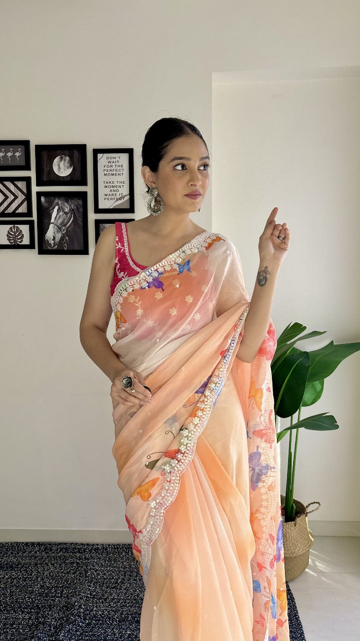 Georgette Saree