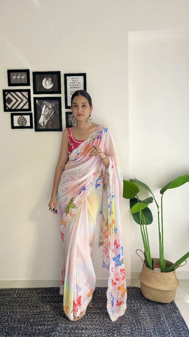 Georgette Saree