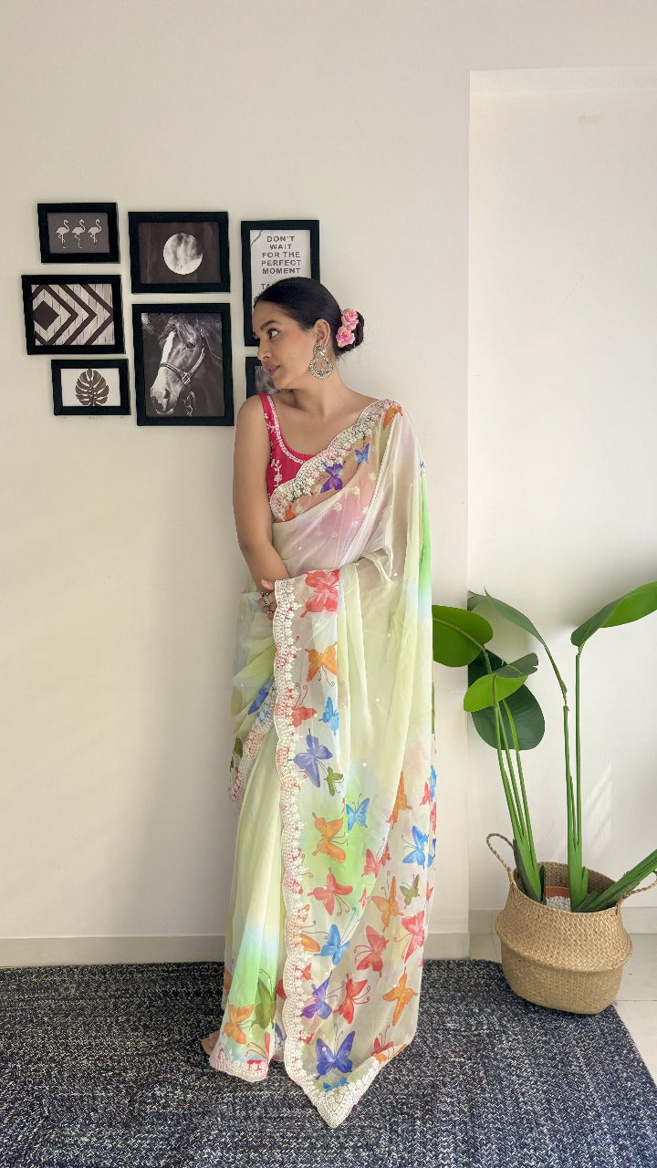 Georgette Saree