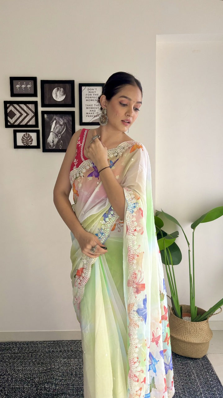 Georgette Saree