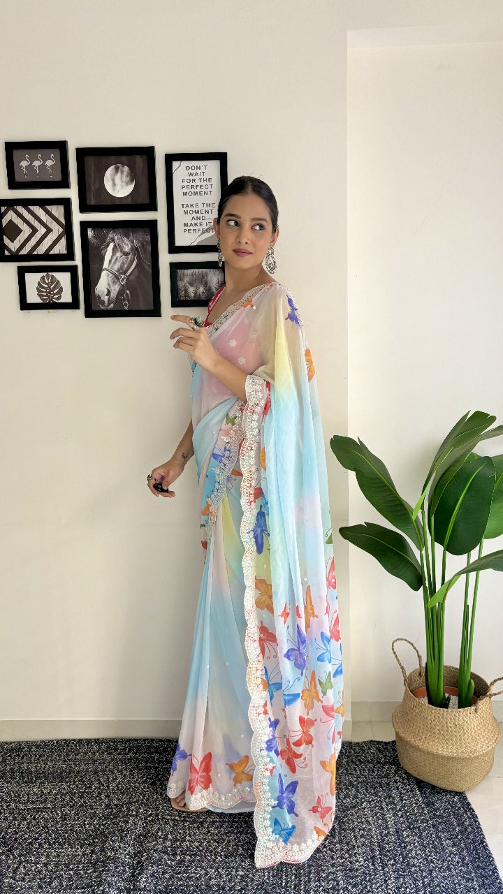 Georgette Saree