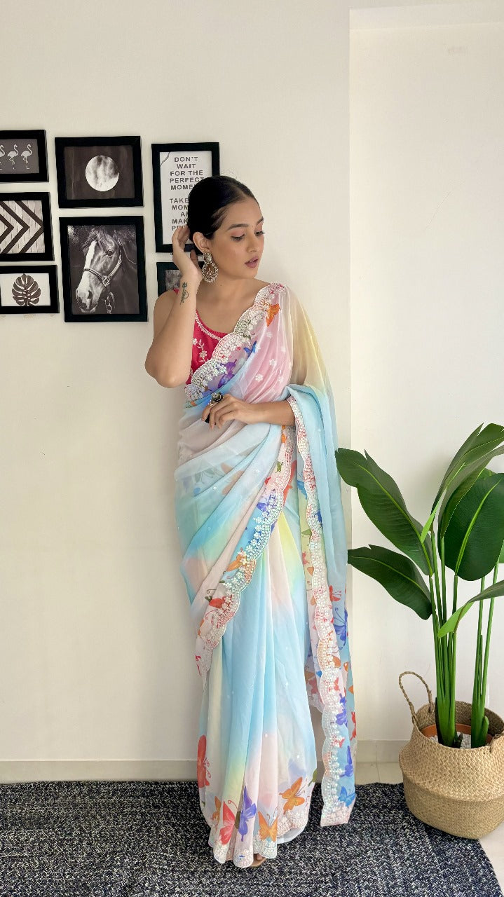 Georgette Saree