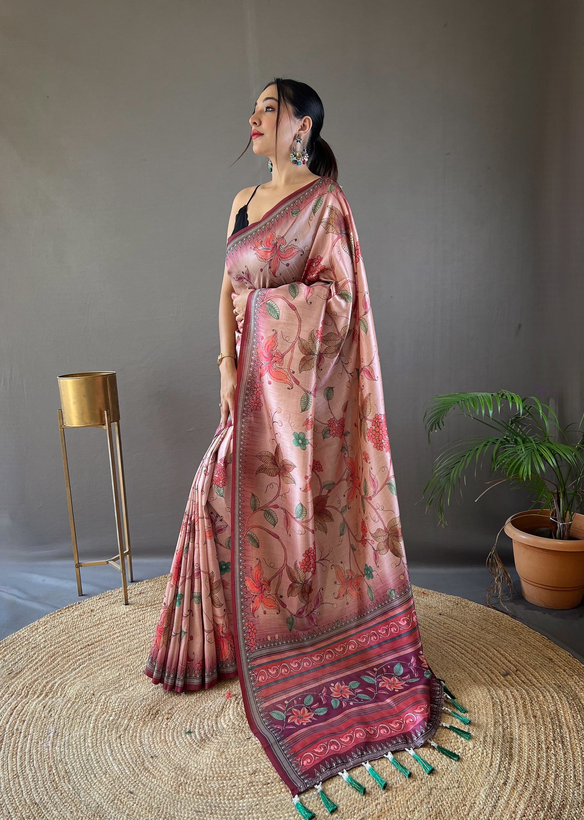 Szarna Silk Digital Printed Saree