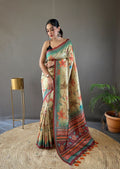 Szarna Silk Digital Printed Saree