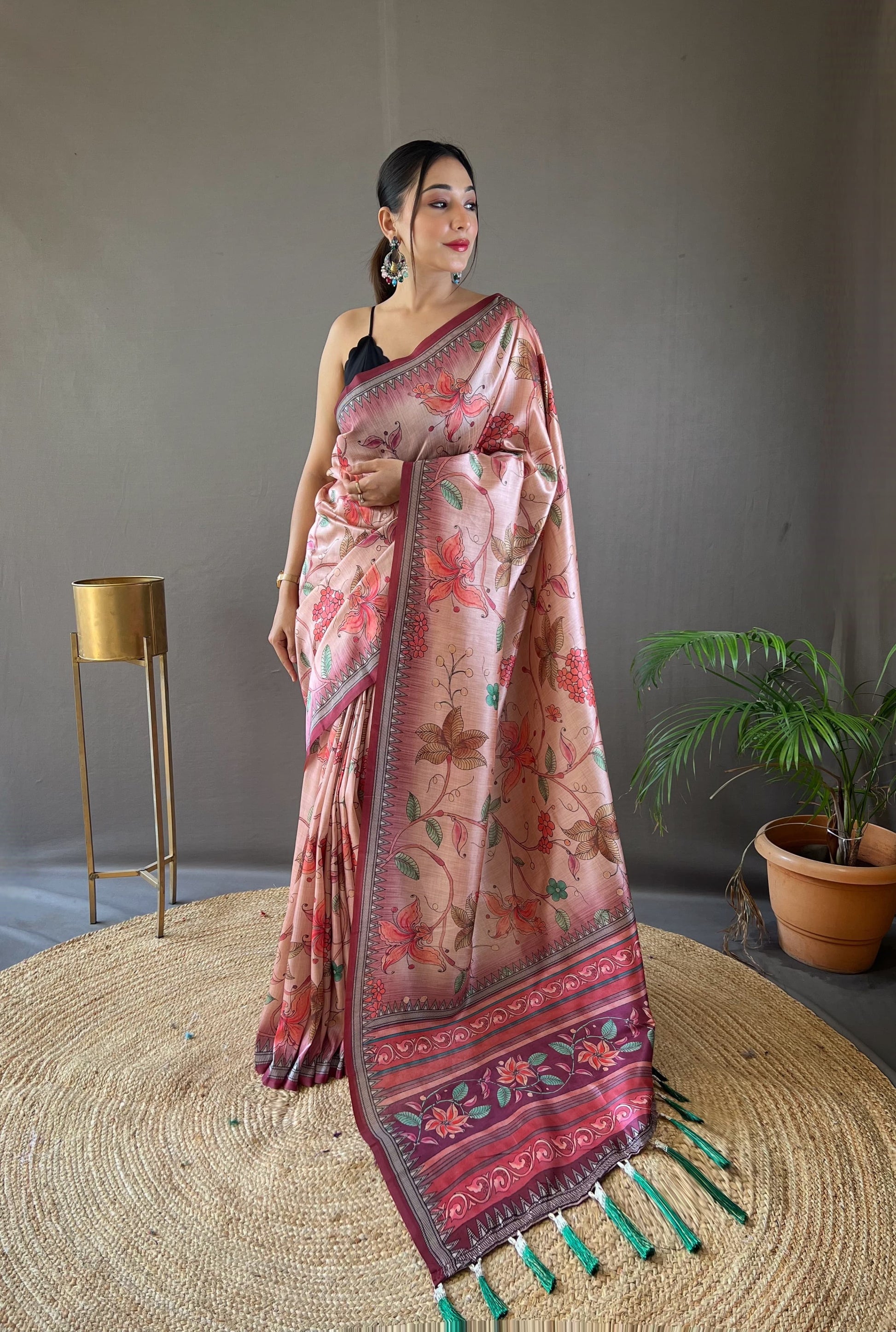 Szarna Silk Digital Printed Saree