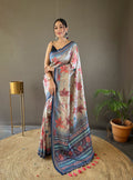 Szarna Silk Digital Printed Saree