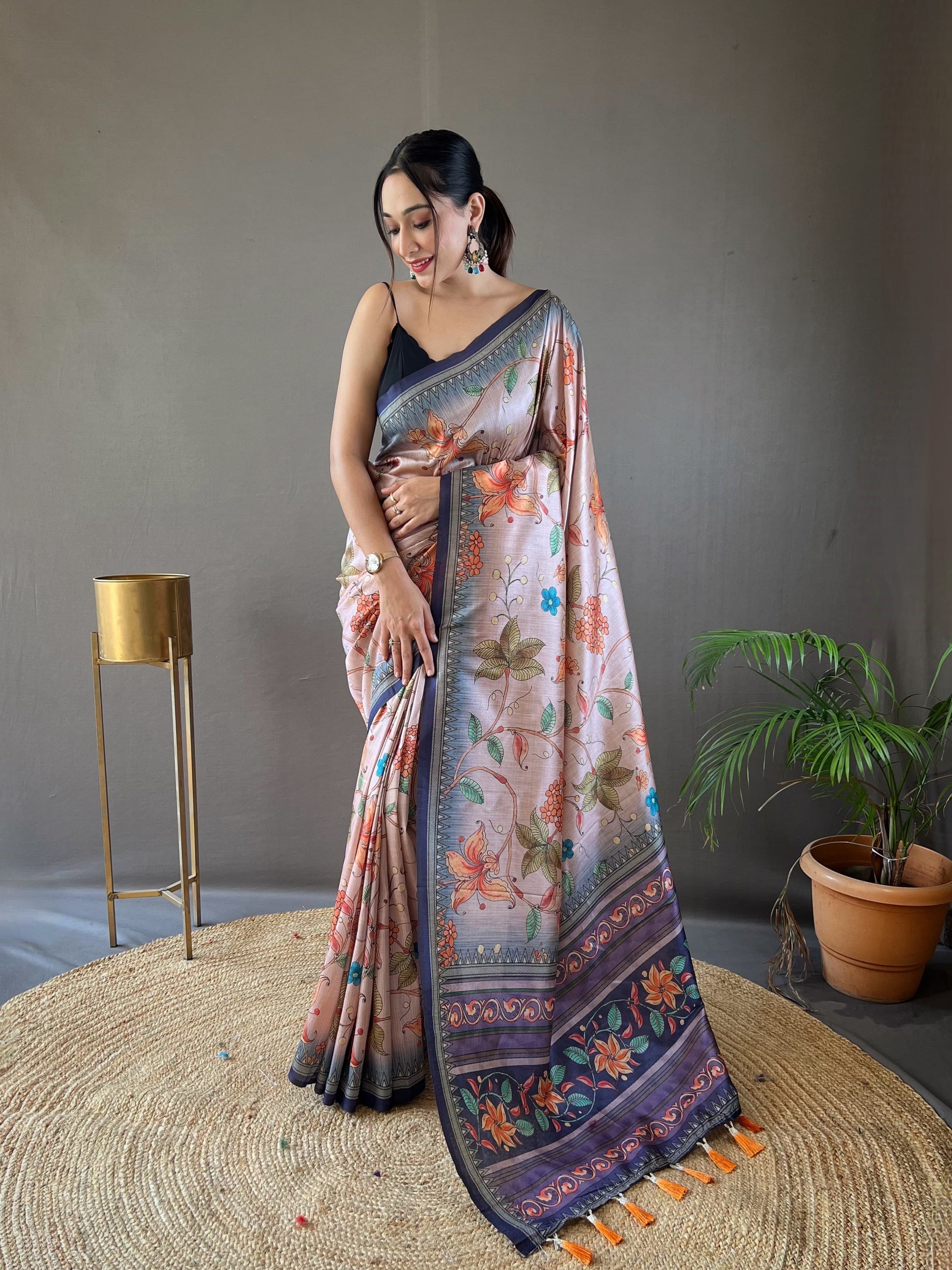 Szarna Silk Digital Printed Saree