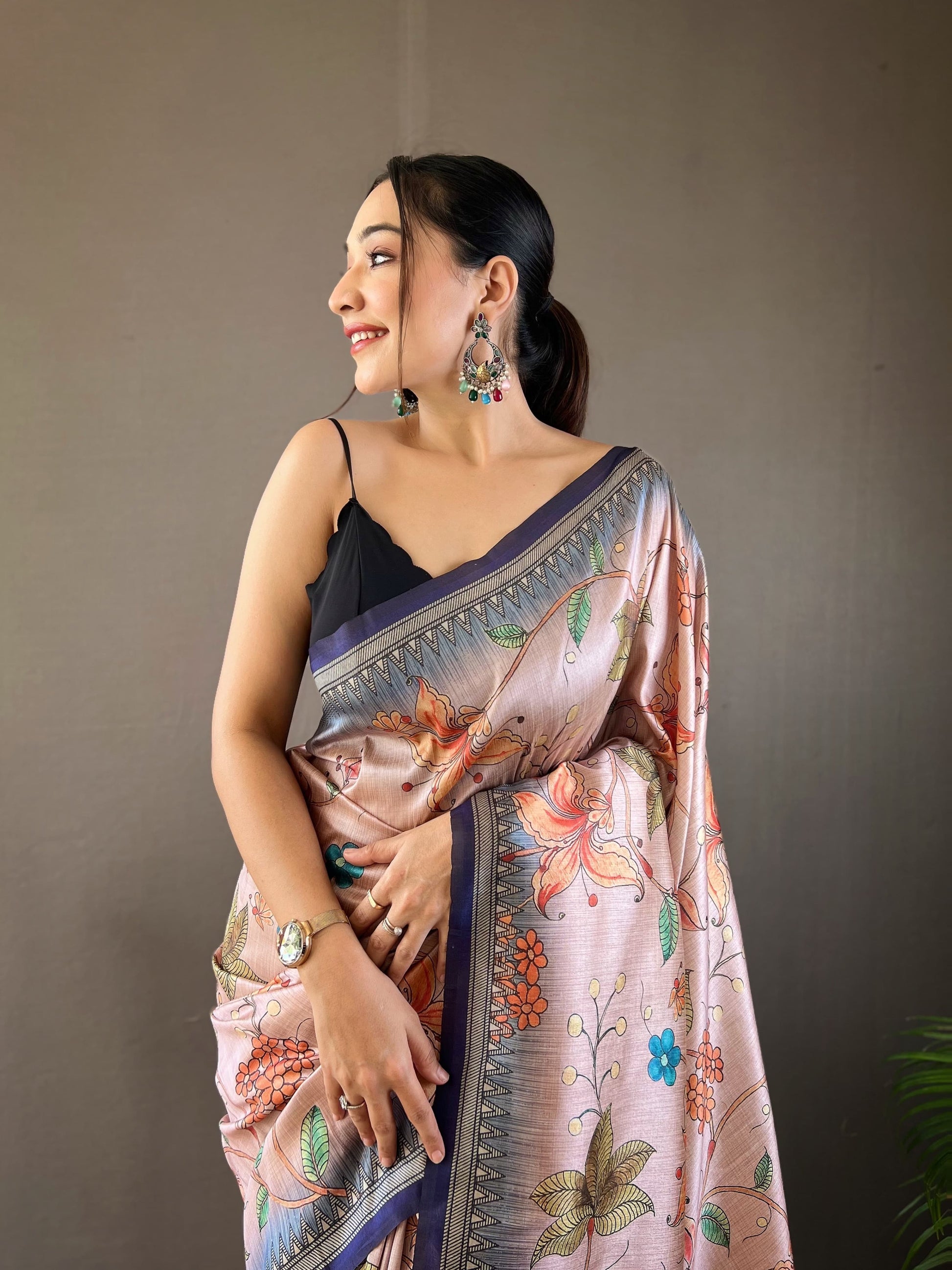 Szarna Silk Digital Printed Saree