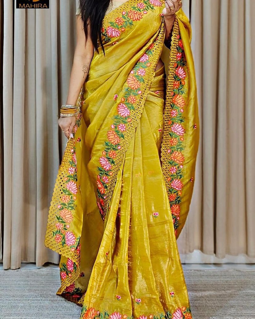 Cutwork Saree