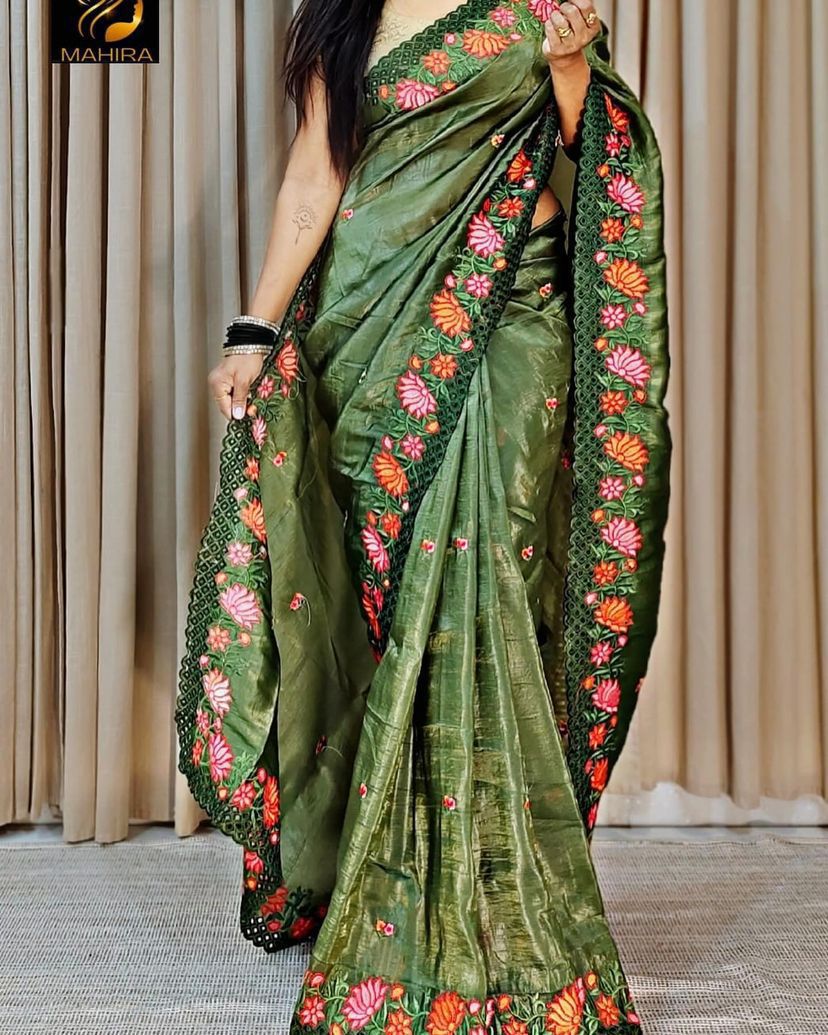 Cutwork Saree