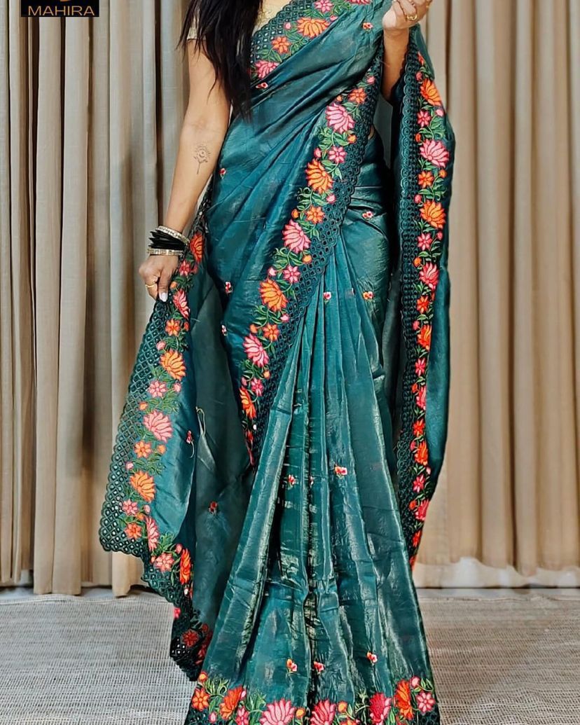 Cutwork Saree