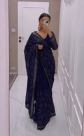 Georgette Sequence Saree