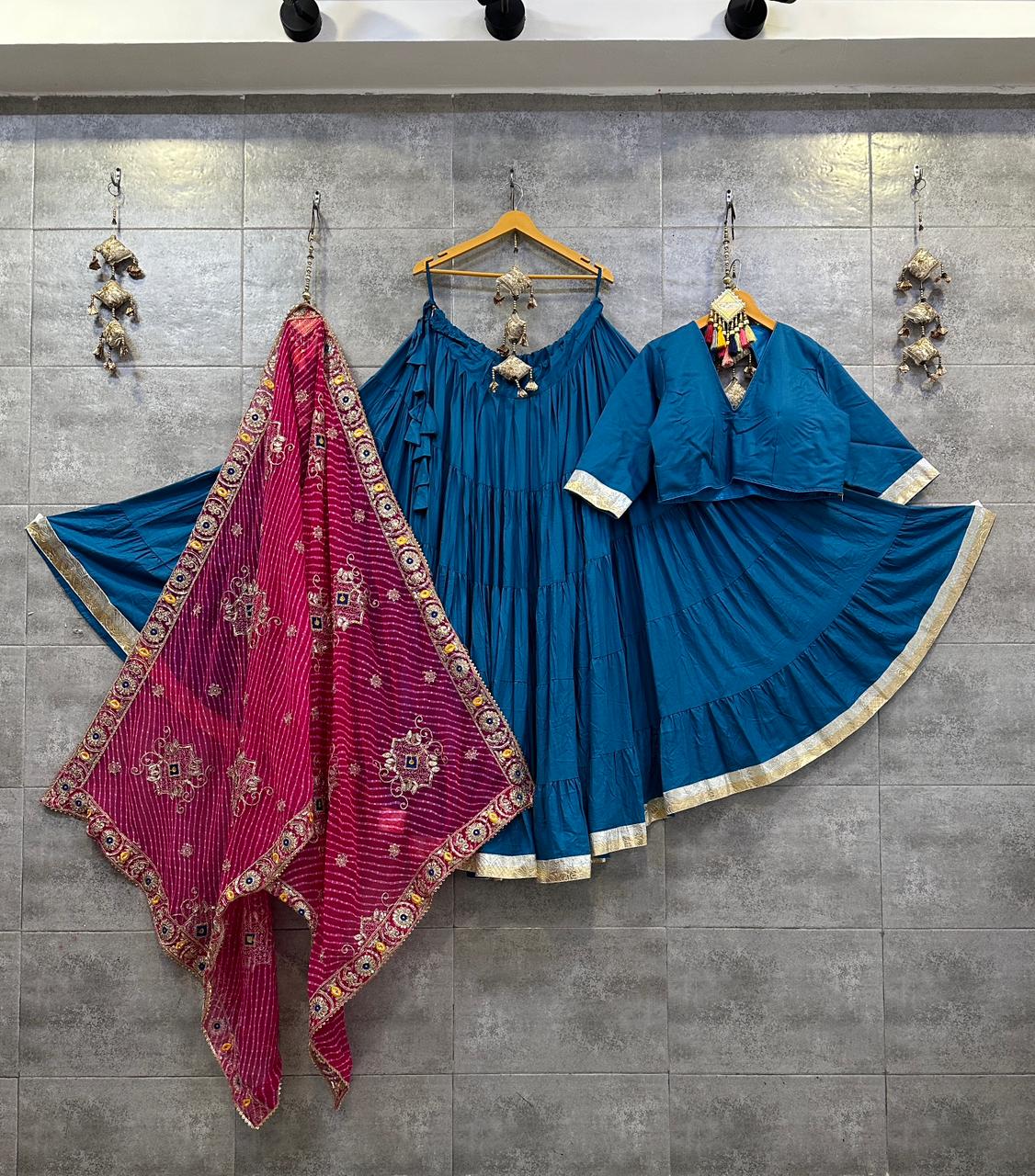 Cotton Lehenga Choli