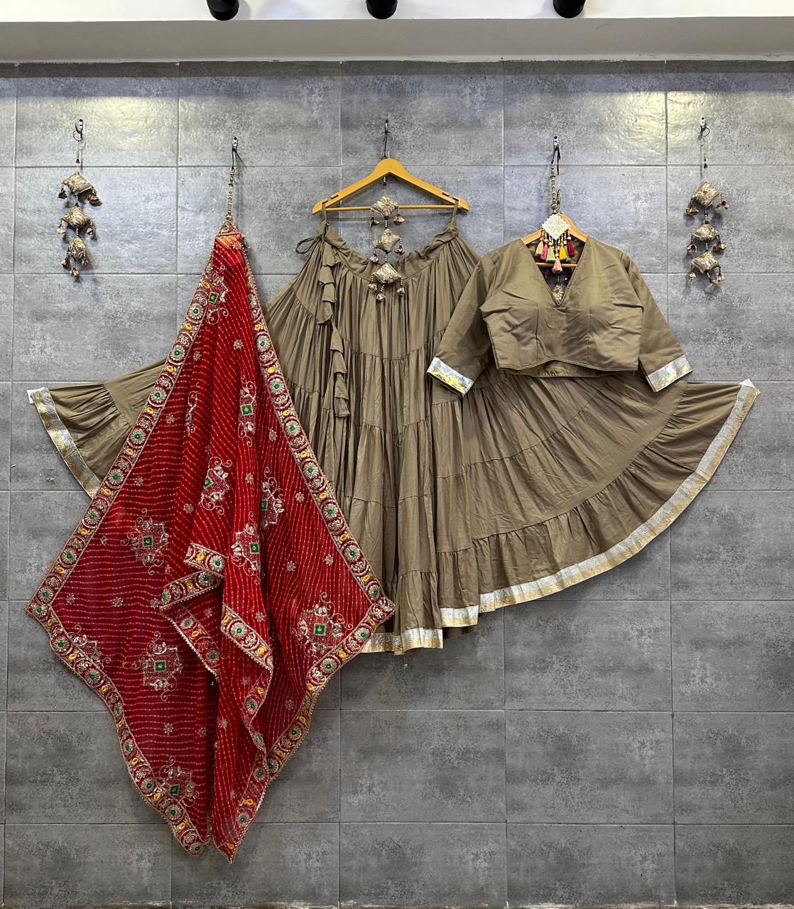 Cotton Lehenga Choli