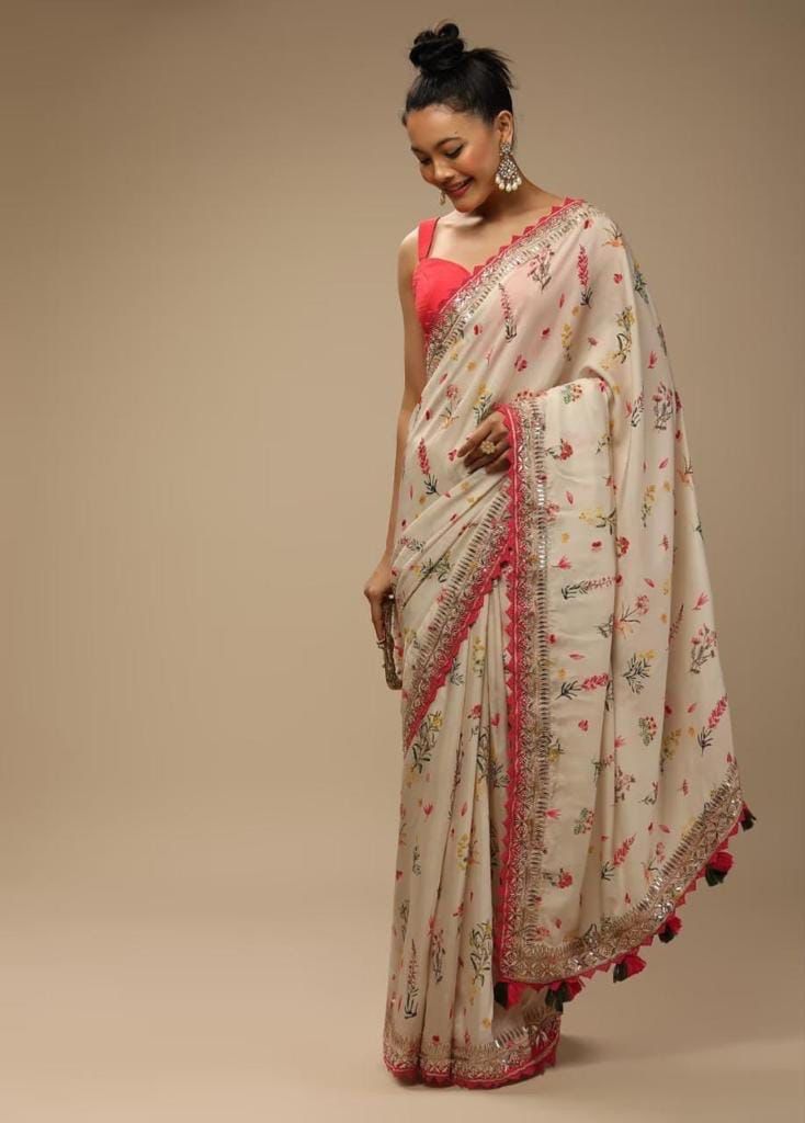 Georgette Sequence Saree