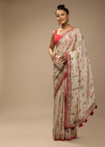 Georgette Sequence Saree