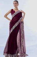 Georgette Sequence Saree