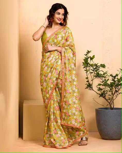 Georgette Sequence Saree