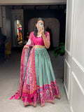 Navaratri Laheriya-Patola Print Lehenga Choli