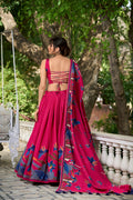 Navaratri Devasree Floral Print With Foil Work Lehenga Choli