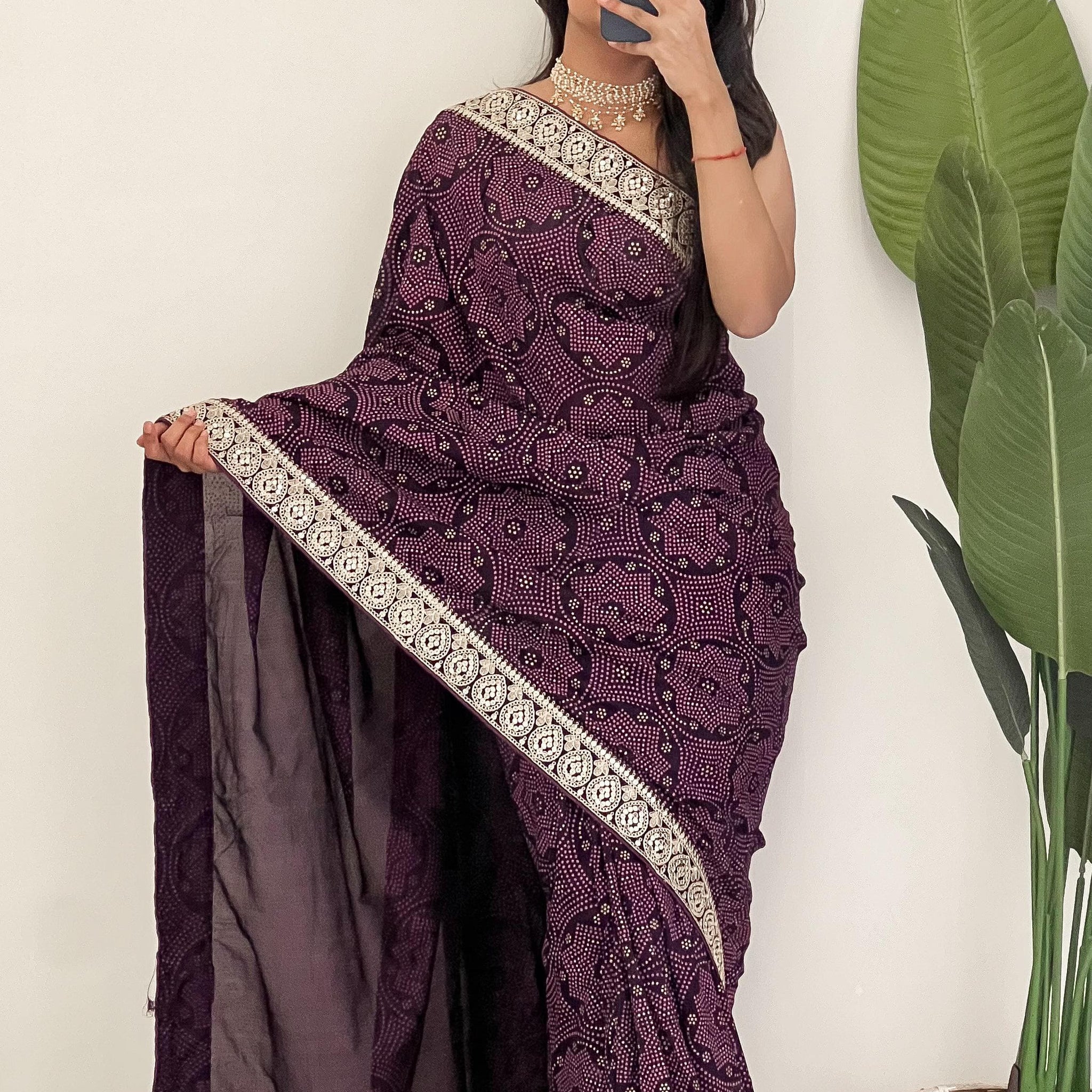 Party Wear Dola Silk Saree