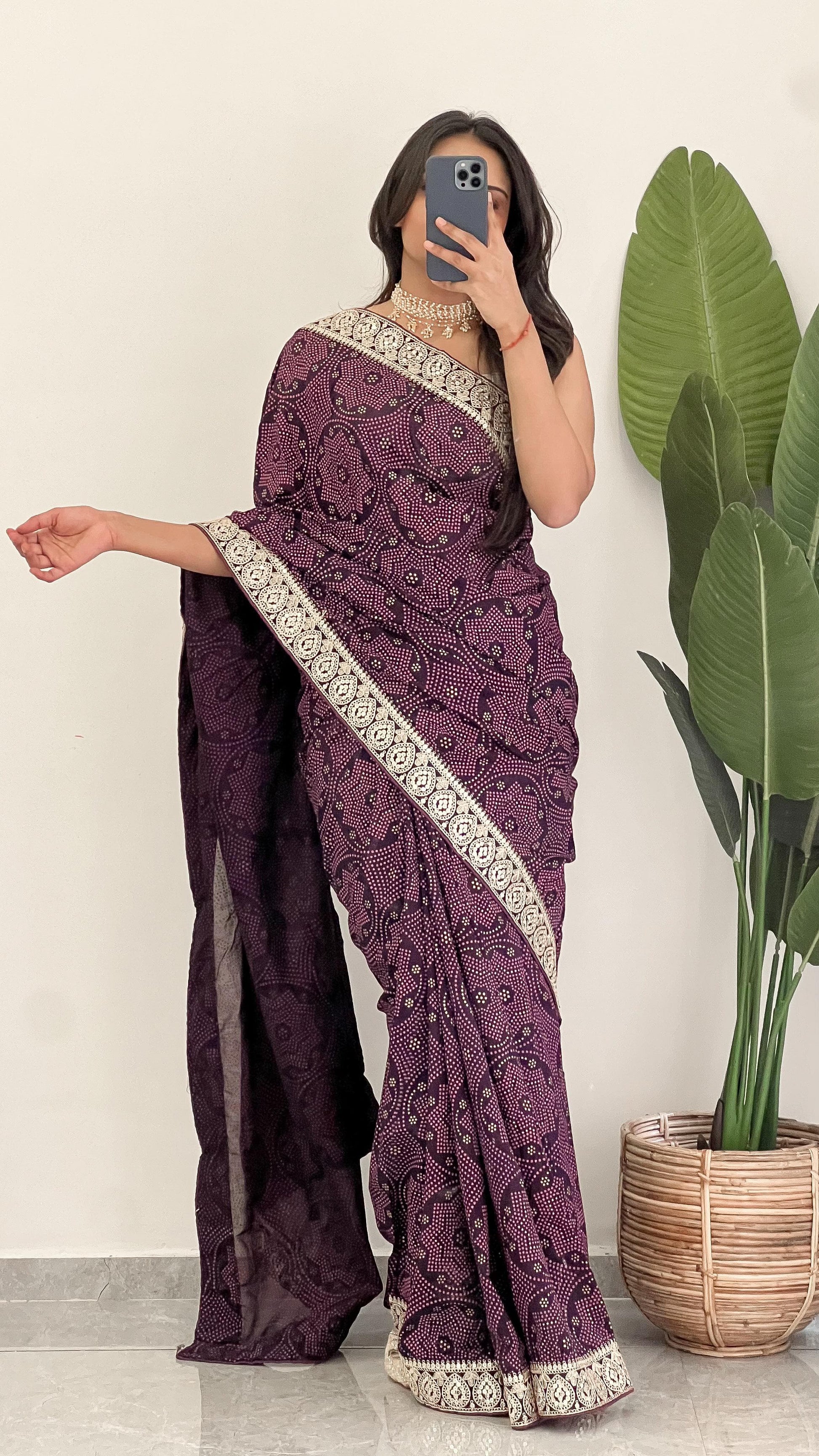 Party Wear Dola Silk Saree