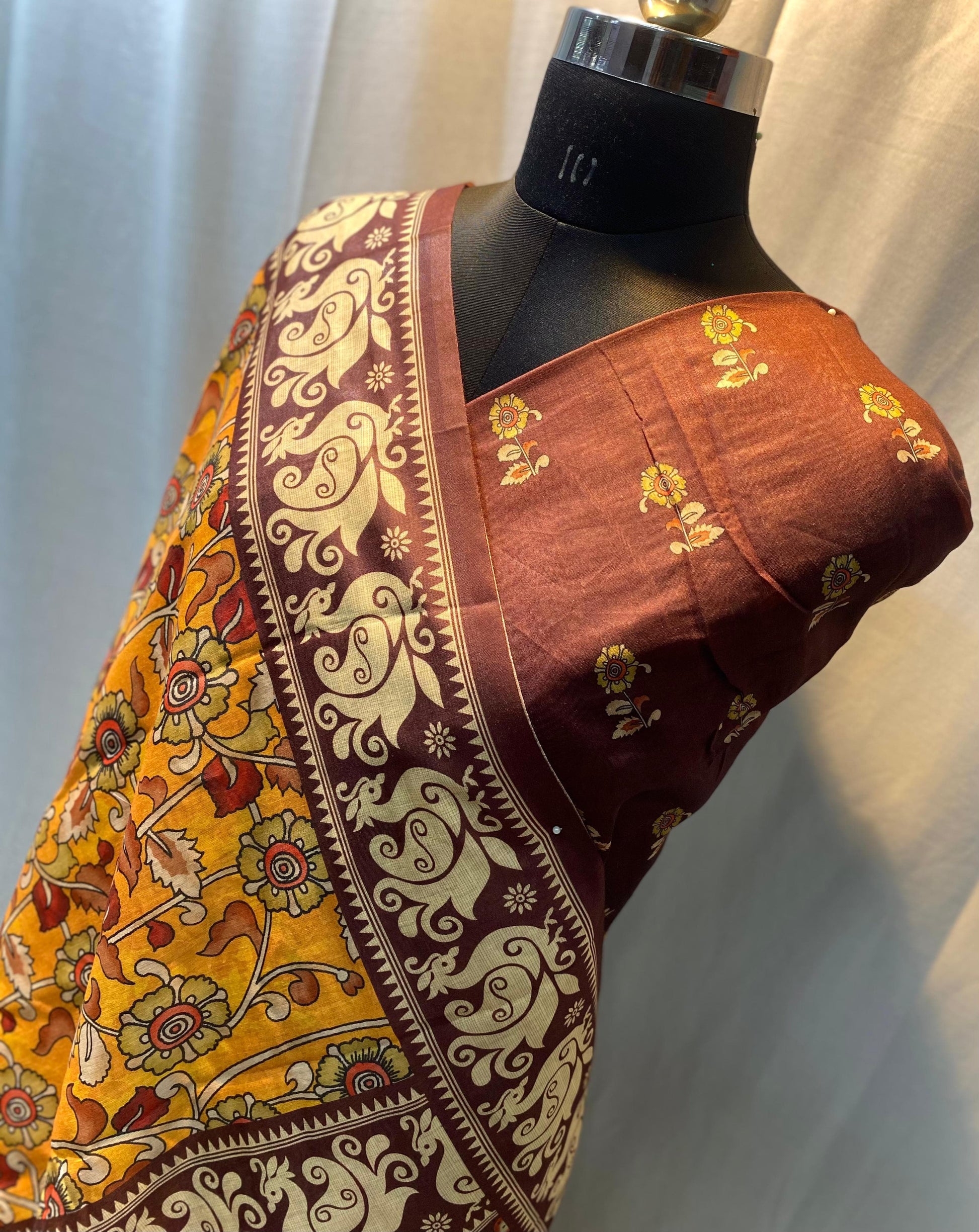 Cotton Chanderi Silk Saree