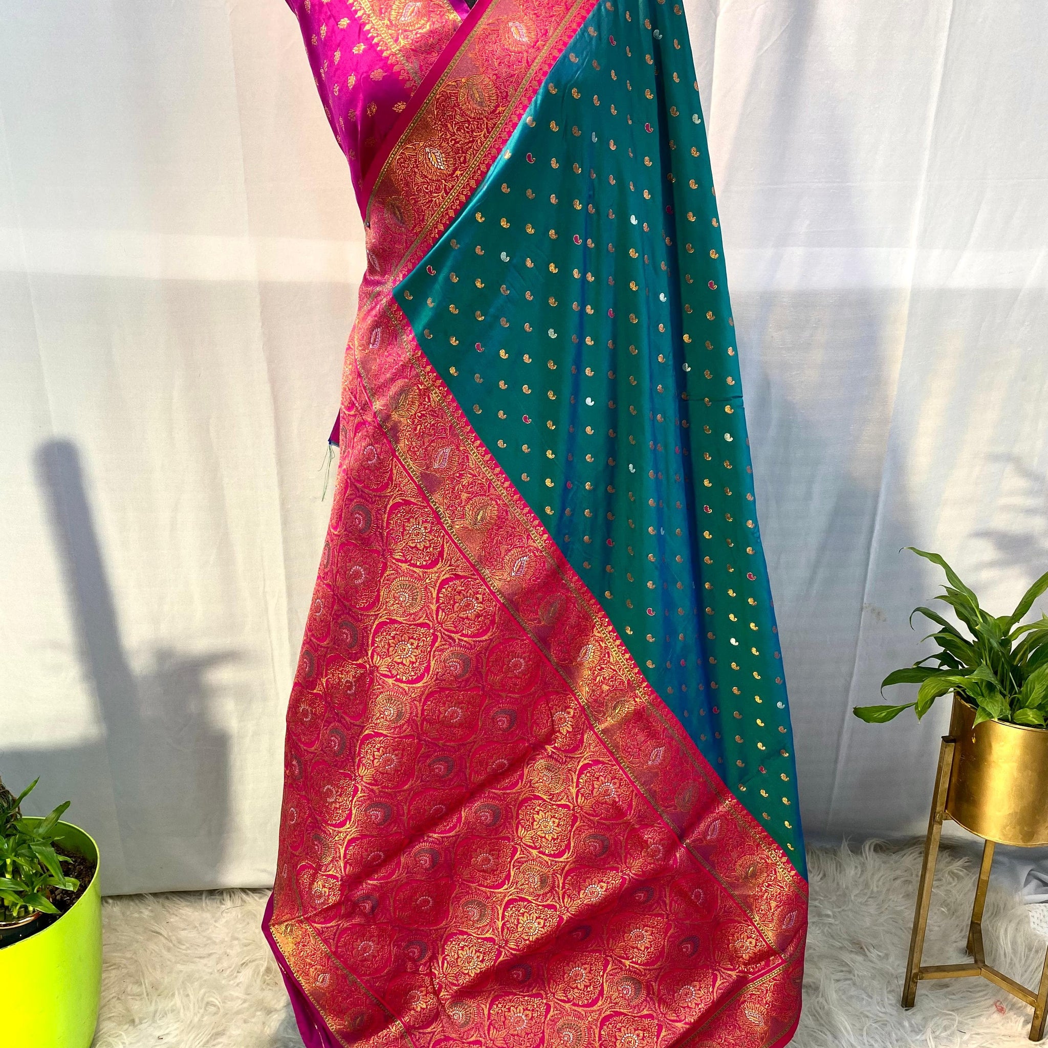 Paithani Weaving Silk Saree