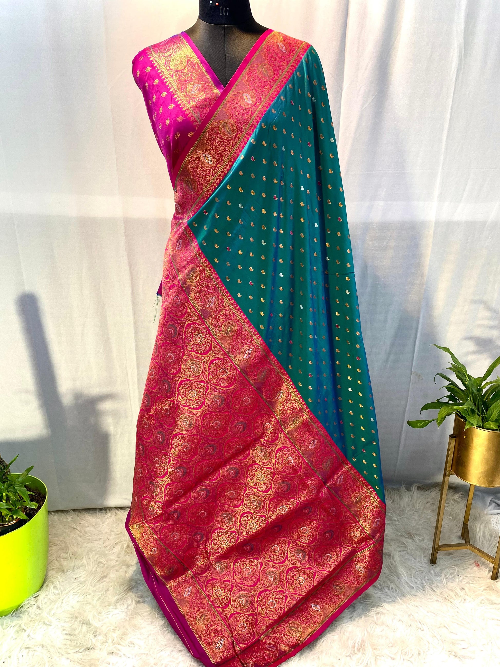 Paithani Weaving Silk Saree