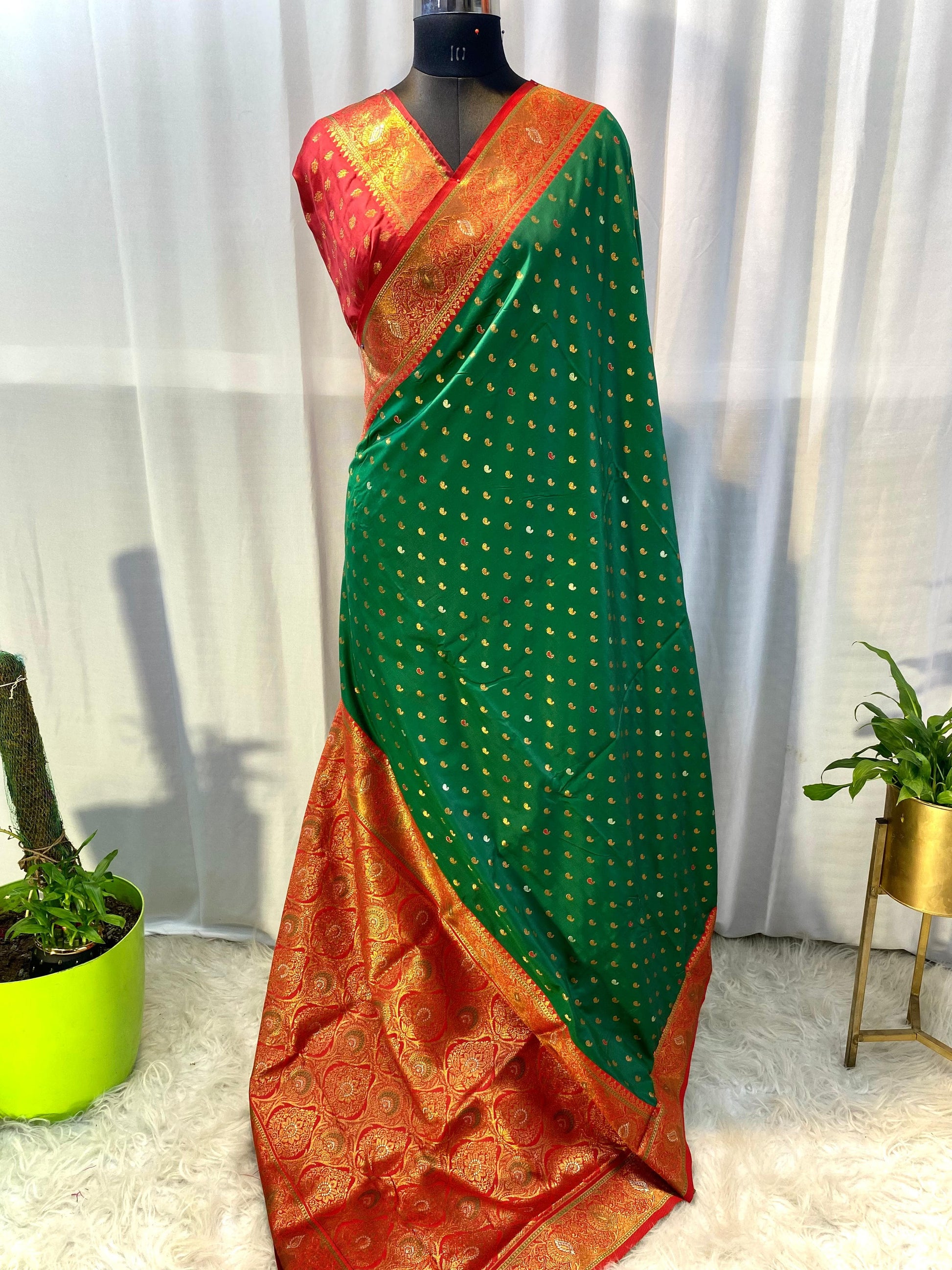 Paithani Weaving Silk Saree