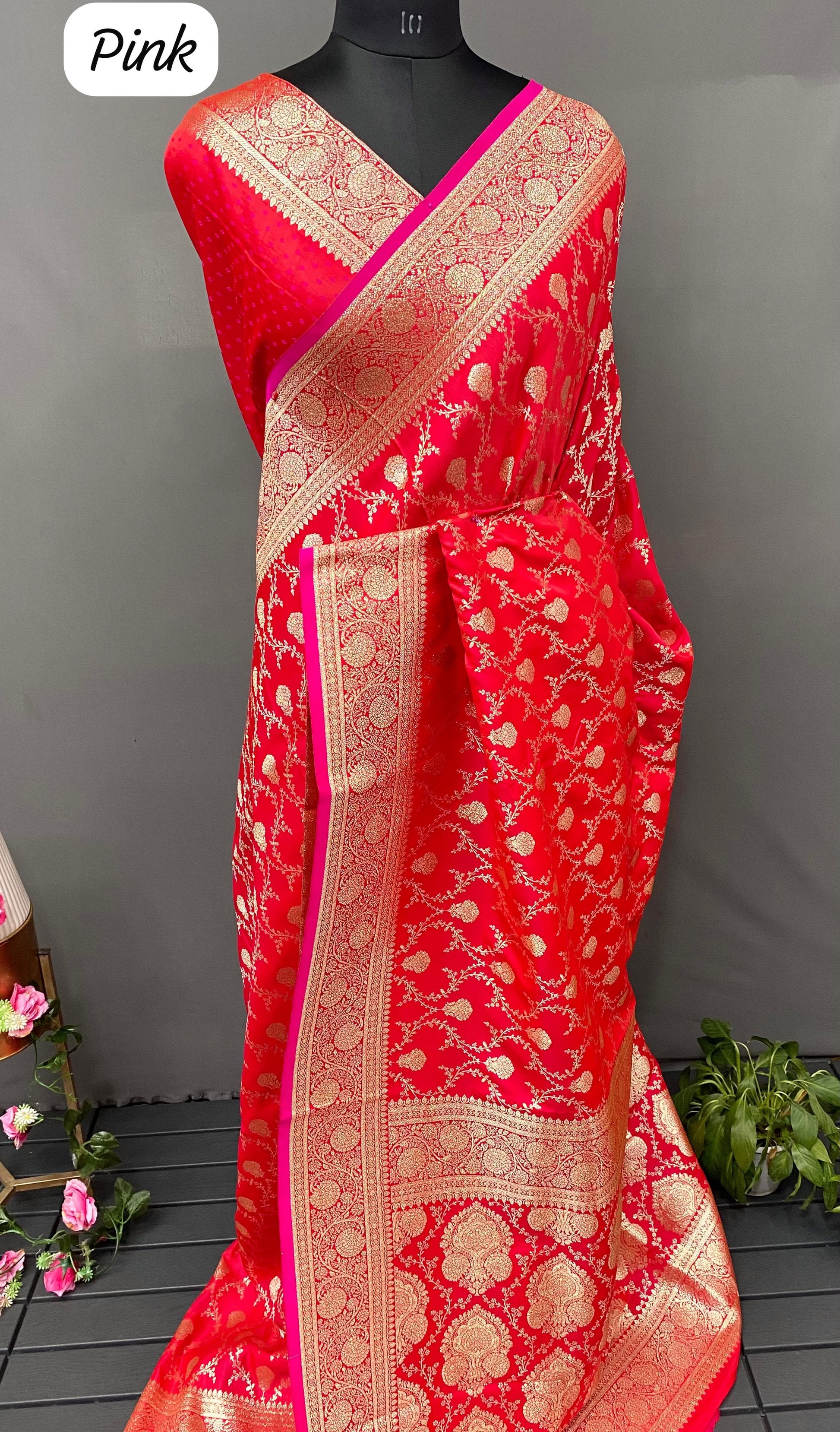 Satin Silk Sarees Saree