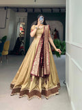 Navratri Trending Vichitra Silk Lehenga Choli