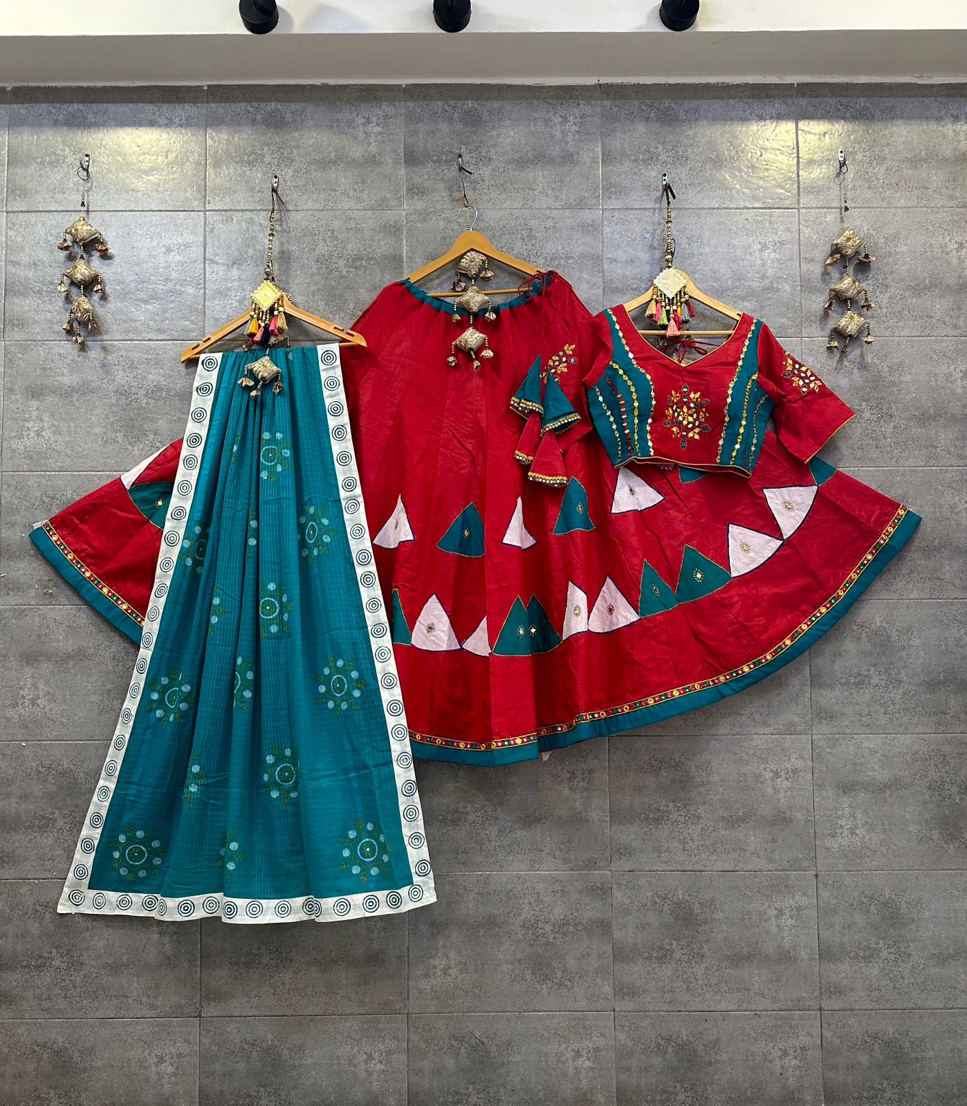 Navratri Trending Pure Camric Cotton Lehenga Choli